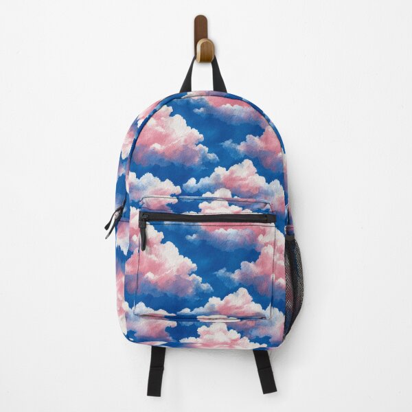 Item preview, Dreamy Pink Watercolor Clouds Blue Sky Aesthetic designed and sold by NicolasGlowArt.
