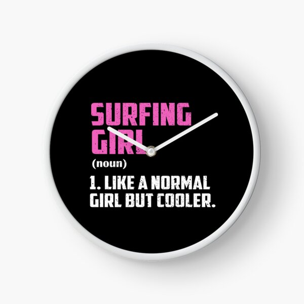 Item preview, Surfing Girl Like A Normal Girl But Cooler designed and sold by GabbyKash.