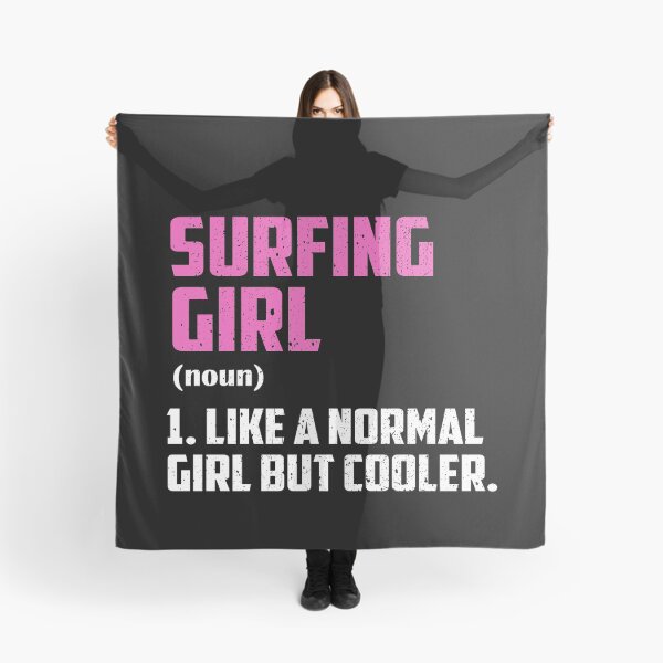 Item preview, Surfing Girl Like A Normal Girl But Cooler designed and sold by GabbyKash.