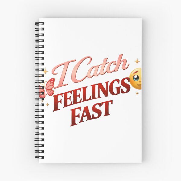 Item preview, I Catch Feelings Fast Bold Relationship Quote designed and sold by JagrDesigns.