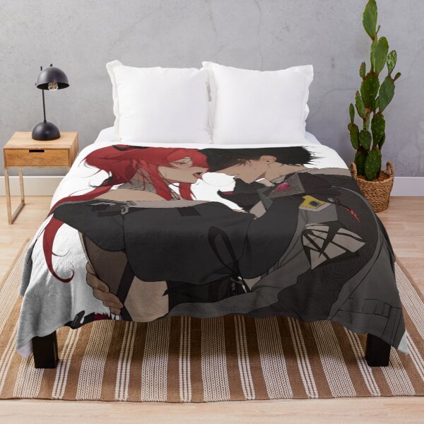 Item preview, Laevatain and Endministrator Kissing Arknights designed and sold by KomiArts.