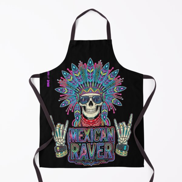 Artikelvorschau, Aztekenkrieger-Raver – Cyberpunk-Kopfschmuck-Edition entworfen und verkauft von RaveCultureLab.
