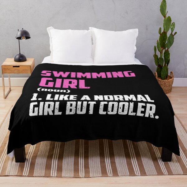 Item preview, Swimming Girl Like A Normal Girl But Cooler designed and sold by GabbyKash.