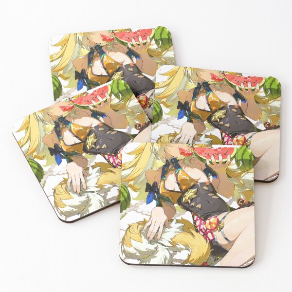 Item preview, Ju Fufu Eating Watermelon Zenless Zone Zero designed and sold by KomiArts.