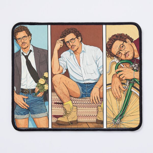 Item preview, The actor Pedro Pascal (fan art) designed and sold by PopCultureAndStuff.