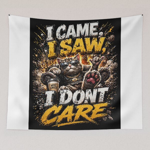 Item preview, Came, saw, doesnt care designed and sold by Pecata.