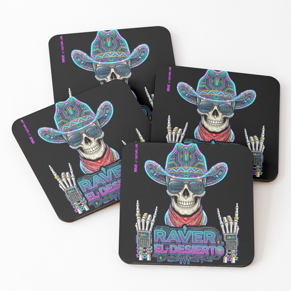 Item preview, Coasters (Set of 4) designed and sold by RaveCultureLab.