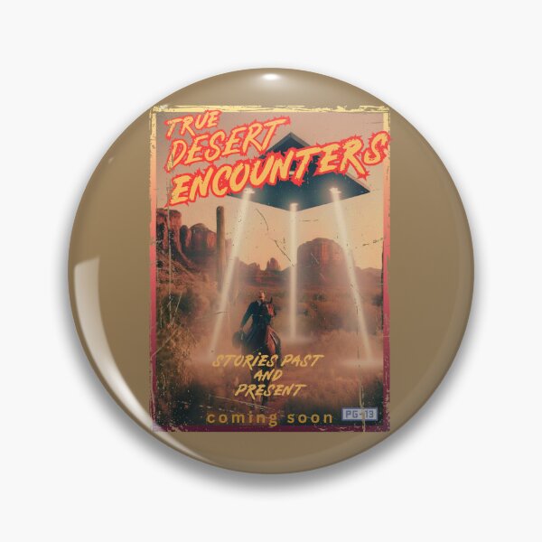 Item preview, True Desert Encounters vintage style scary movie poster designed and sold by joztees.