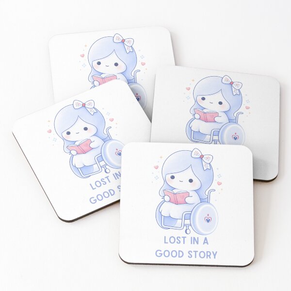 Item preview, Avua Cute Girl Reading Book Illustration designed and sold by Luckyword.