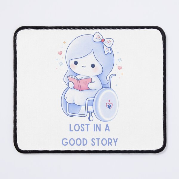 Item preview, Avua Cute Girl Reading Book Illustration designed and sold by Luckyword.