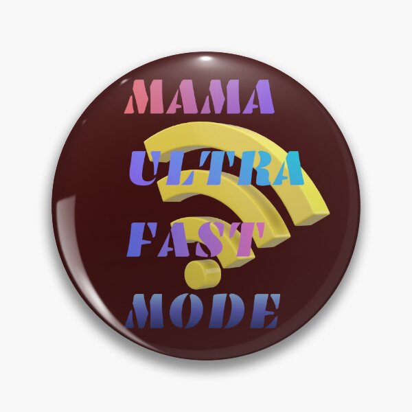 Item preview, MAMA ULTRA FAST MODE - Tech & IT Mother's Day Gifts designed and sold by JurateArt-DK.