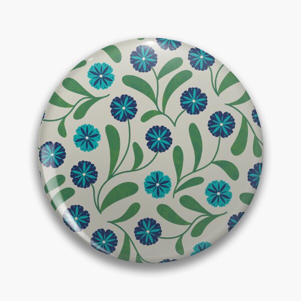 Artikelvorschau, Nahtloses, sich wiederholendes Muster mit blauen Blumen entworfen und verkauft von SeamlessDsign.