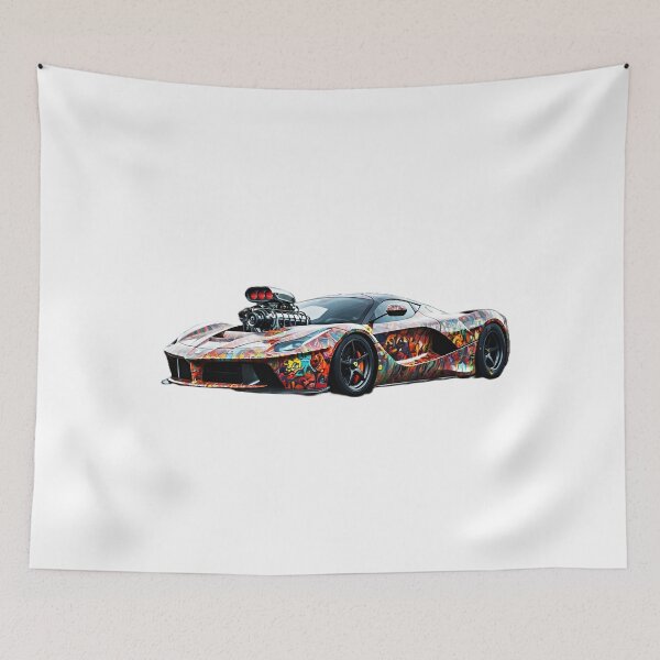 Item preview, Abstract Street Art Hypercar Monster designed and sold by rgagliardi2017.