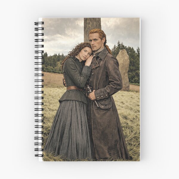 Item preview, Sam Heughan and Caitriona Balfe from the Outlander series (fan art) designed and sold by PopCultureAndStuff.