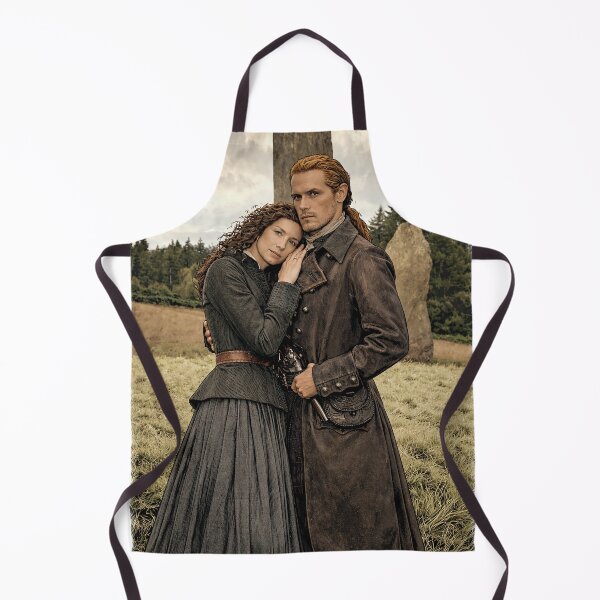 Item preview, Sam Heughan and Caitriona Balfe from the Outlander series (fan art) designed and sold by PopCultureAndStuff.