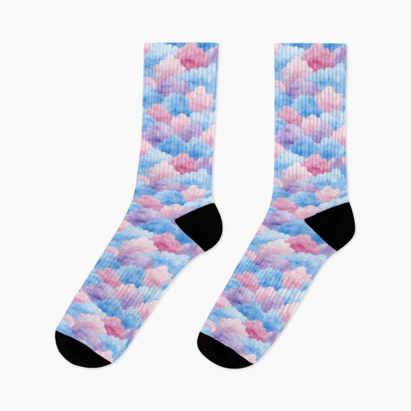Item preview, Pastel Watercolor Clouds Aesthetic Pattern designed and sold by NicolasGlowArt.