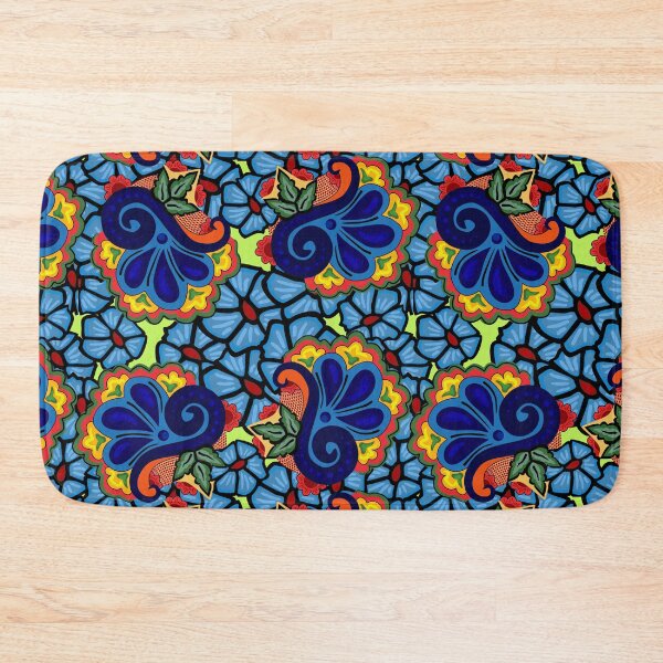 Item preview, Neon Talavera: Modern Folk Bloom designed and sold by ladyMorris.