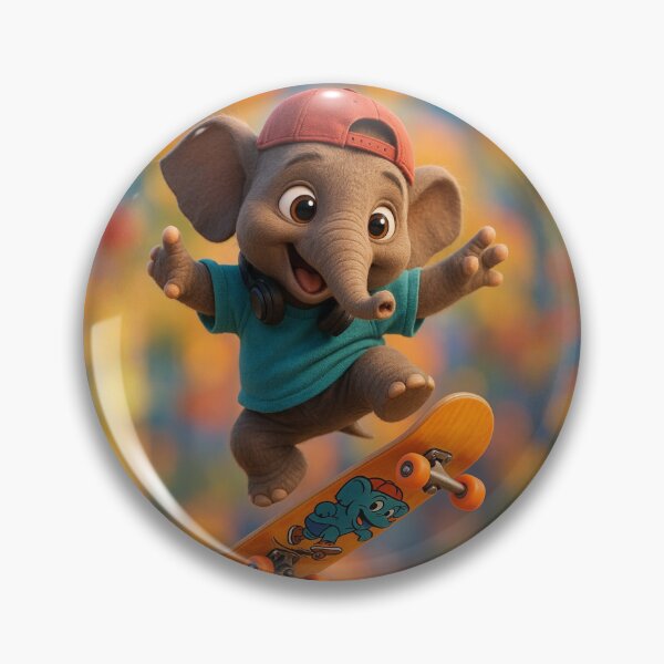 Item preview, Skater Sumatran Elephant designed and sold by Sillytoe.