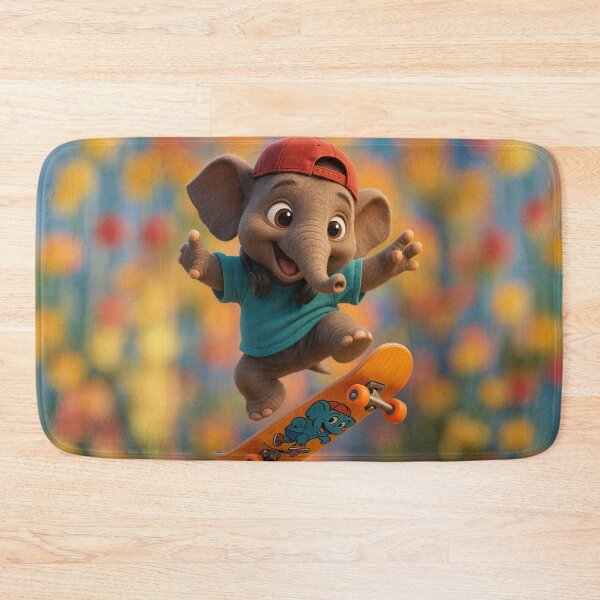 Item preview, Skater Sumatran Elephant designed and sold by Sillytoe.