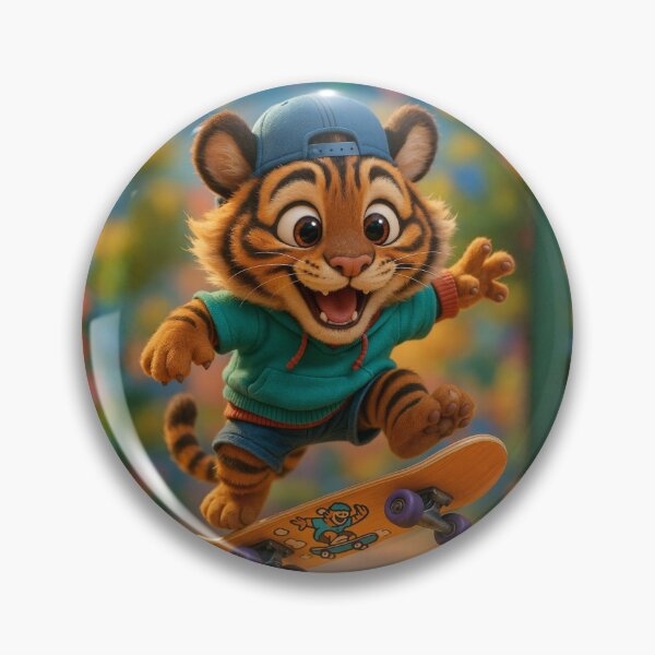 Item preview, Skater Sumatran Tiger designed and sold by Sillytoe.