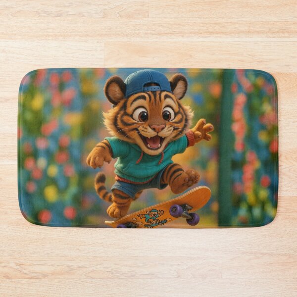 Item preview, Skater Sumatran Tiger designed and sold by Sillytoe.