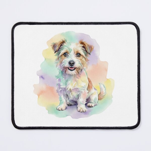 Item preview, Cute Jack Russell Terrier Colorful Sitting designed and sold by Prints by Mat.