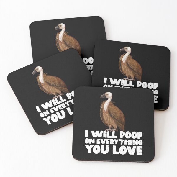 Item preview, I Will Poop On Everything You Love - Vulture designed and sold by GabbyKash.
