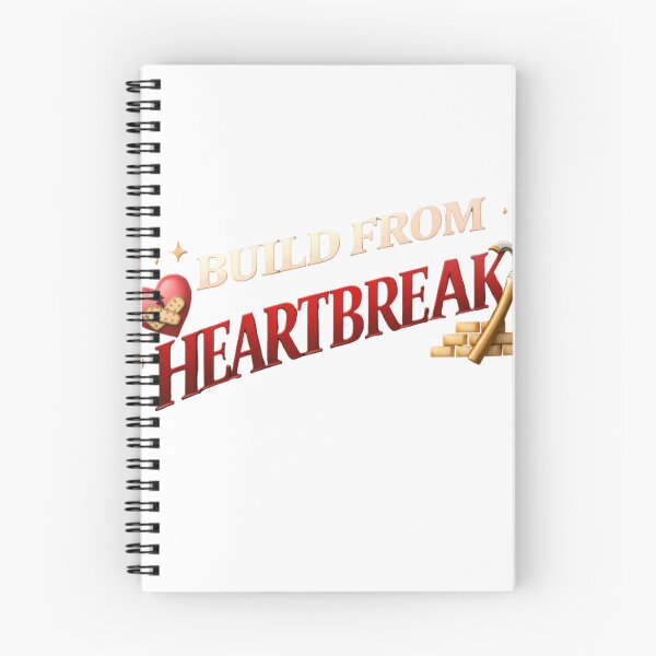Item preview, Building From Heartbreak Self-Love Empowerment Quote designed and sold by JagrDesigns.