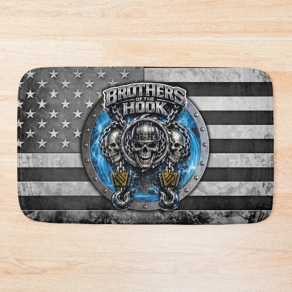 Item preview, Brothers of the Hook – Rigger Skull Crane Operator American Flag Design designed and sold by artistwill.