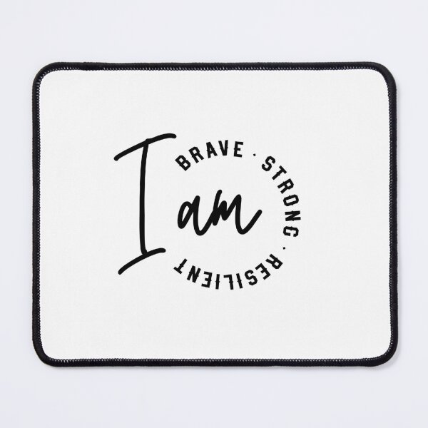 Item preview, I am strong, brave, resilient designed and sold by bruise+blush.