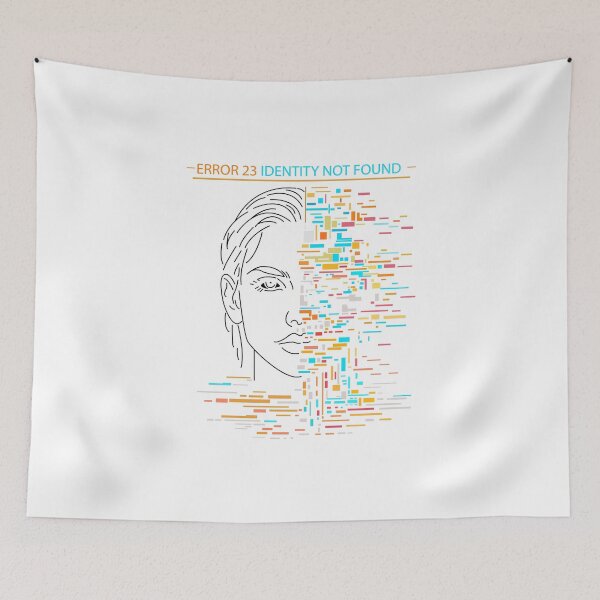 Item preview, ERROR 23 – Fragmented Digital Identity Glitch  designed and sold by DesignbyAnnaM.