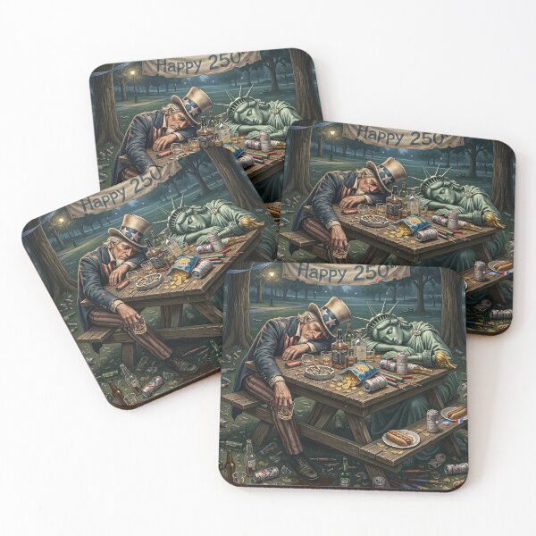 Item preview, America turns 250 – Happy 4th of July - dark humor designed and sold by matteflor.