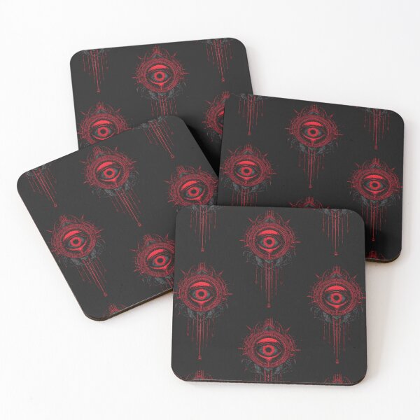 Item preview, Blood Moon Totem: Crimson All-Seeing Eye designed and sold by SepboiStudioMerch.