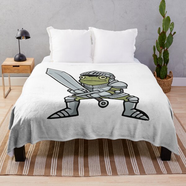 Item preview, Medieval Knight Frog with Sword and Armor Illustration designed and sold by Floomart.