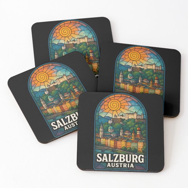 Item preview, Salzburg Austria Europe Stained Glass designed and sold by TomFrontierArt.
