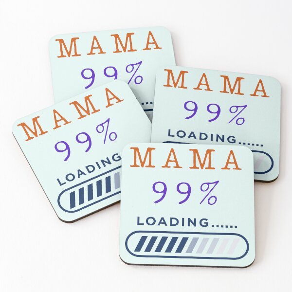 Item preview, MAMA 99% LOADING - Tech & IT Mother's Day Gifts designed and sold by JurateArt-DK.