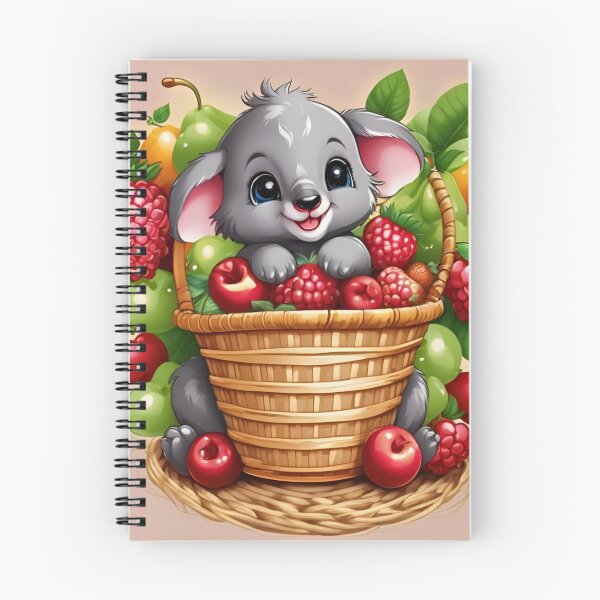 Item preview, Adorable Baby Koala Peeking from Berry Basket designed and sold by CASASIS_MERCH.
