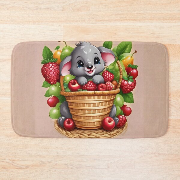 Item preview, Adorable Baby Koala Peeking from Berry Basket designed and sold by CASASIS_MERCH.