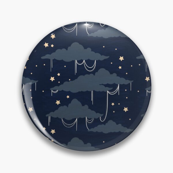 Item preview, Dreamy Night Sky Stars and Clouds designed and sold by DragonsHoard07.