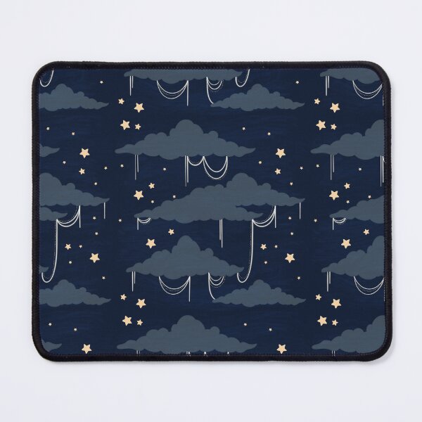 Item preview, Dreamy Night Sky Stars and Clouds designed and sold by DragonsHoard07.