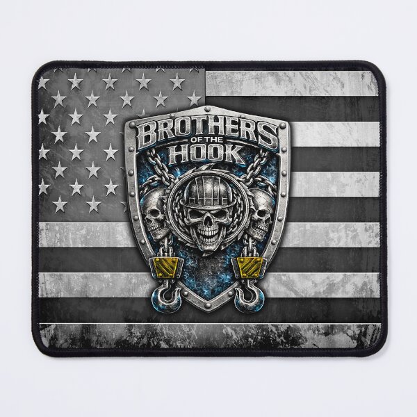 Item preview, Brothers of the Hook – Rigger Skull Crane Operator American Flag Design designed and sold by artistwill.