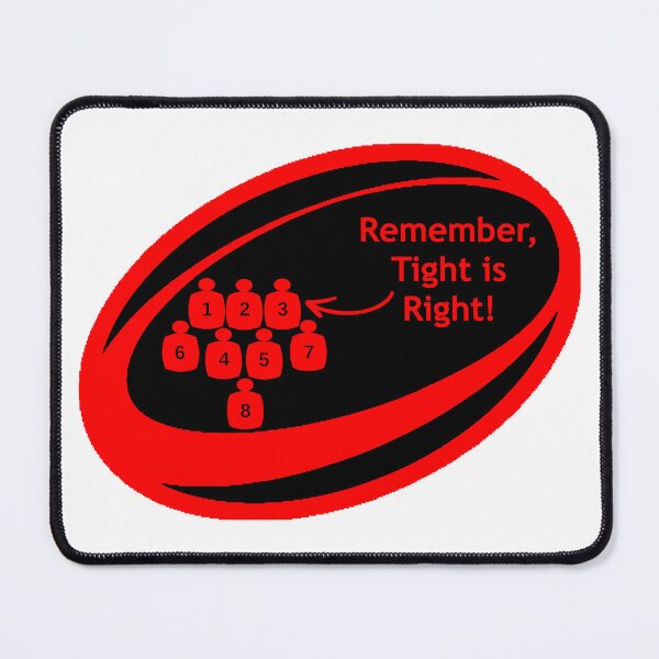 Item preview, Remember: Tight is Right (Red/Black) designed and sold by Troedgwyn Designs.