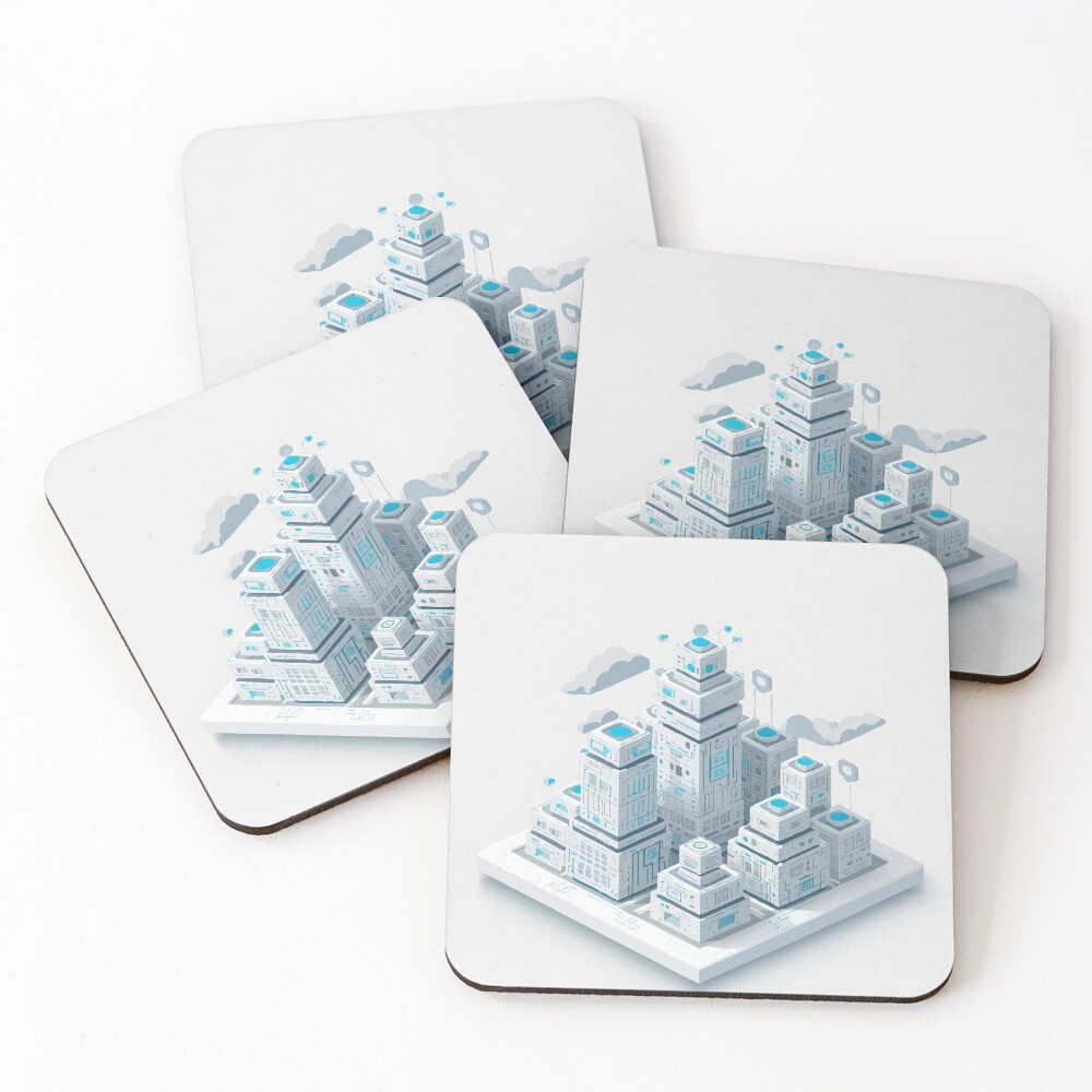 Item preview, Coasters (Set of 4) designed and sold by AbstractAnom.