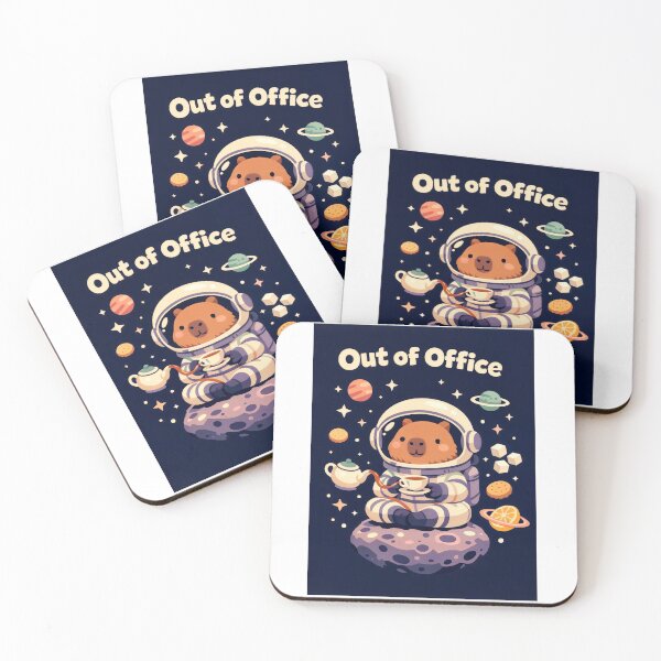 Item preview, Wall Art - Postcard - Out of Office in Space  designed and sold by ForeverPrintsOK.