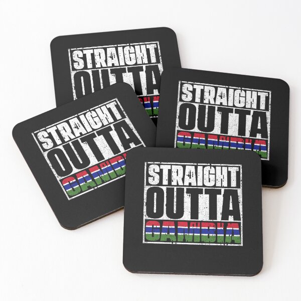 Item preview, Straight Outta Gambia Flag designed and sold by CosmoKitsch.