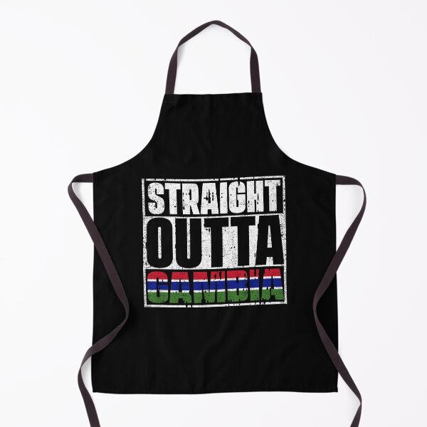 Item preview, Straight Outta Gambia Flag designed and sold by CosmoKitsch.