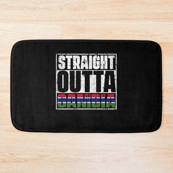 Item preview, Straight Outta Gambia Flag designed and sold by CosmoKitsch.