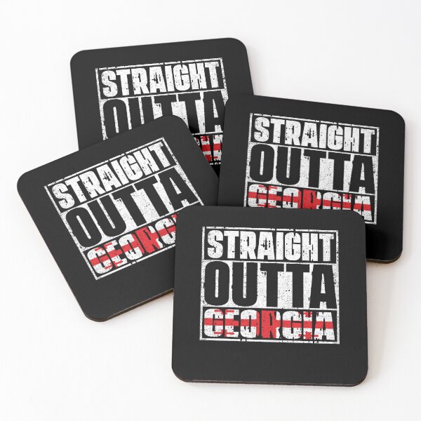 Item preview, Straight Outta Georgia Flag designed and sold by CosmoKitsch.