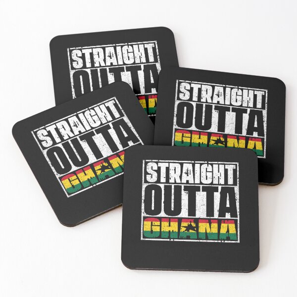 Item preview, Straight Outta Ghana Flag designed and sold by CosmoKitsch.