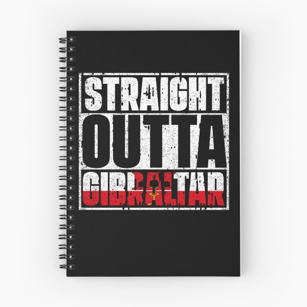Artikelvorschau, „Straight Outta Gibraltar“-Flagge entworfen und verkauft von CosmoKitsch.